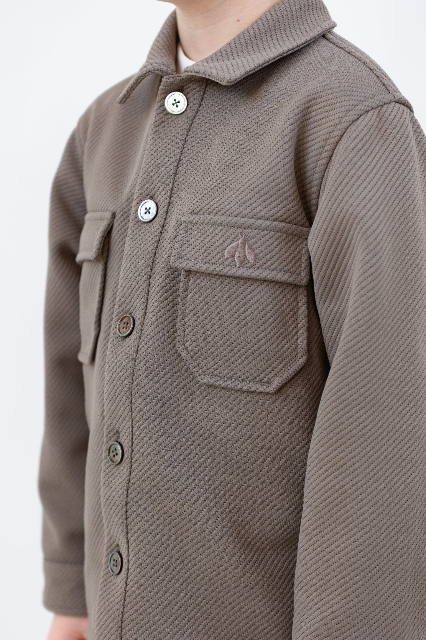 Structured Overshirt with Pockets