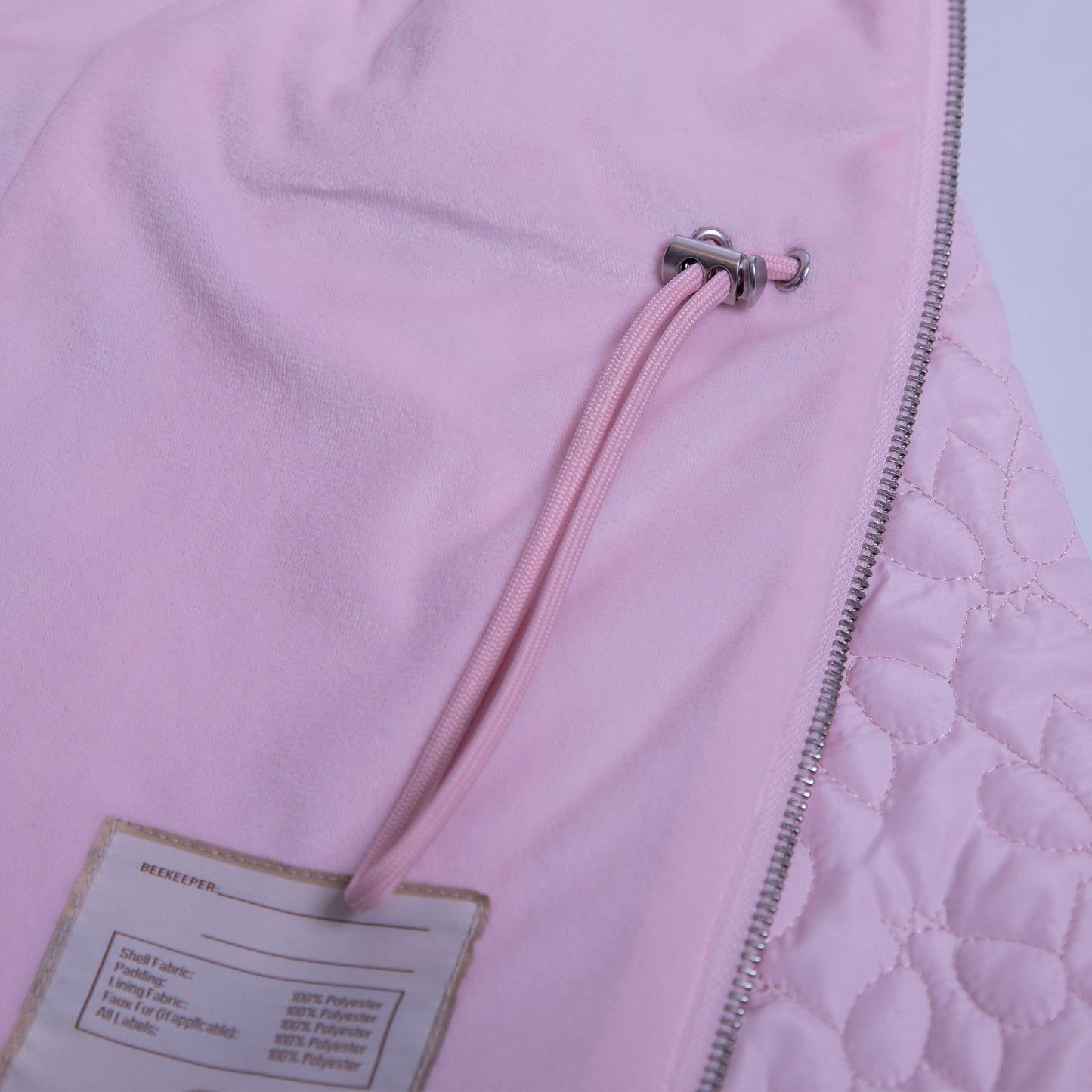 Regina Quiltat Jacka med krage i Fuskpäls