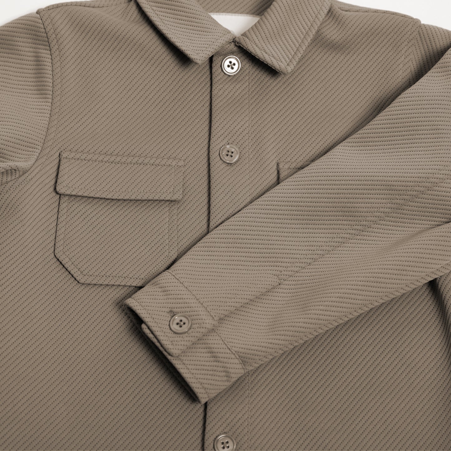 Structured Overshirt with Pockets