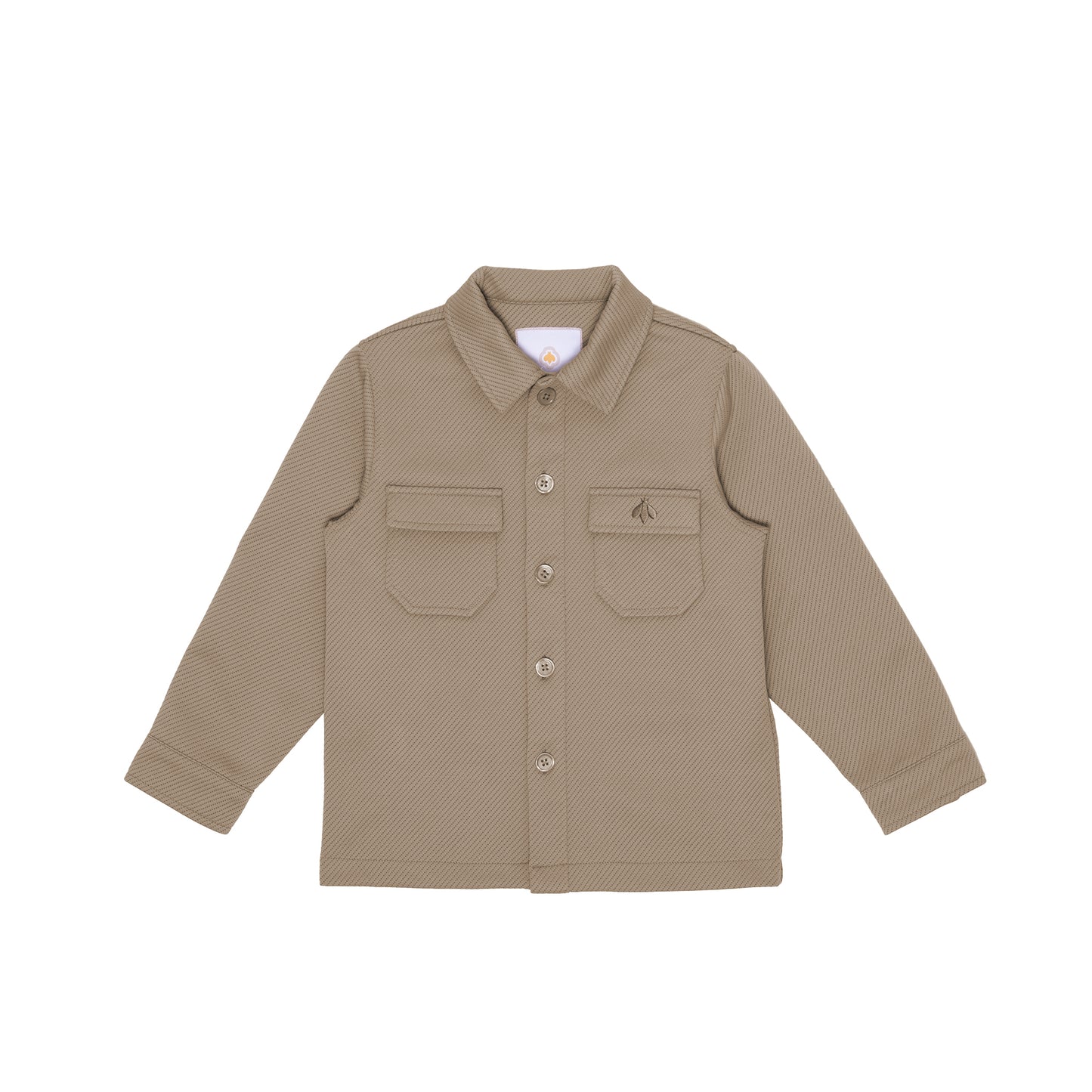 Structured Overshirt with Pockets