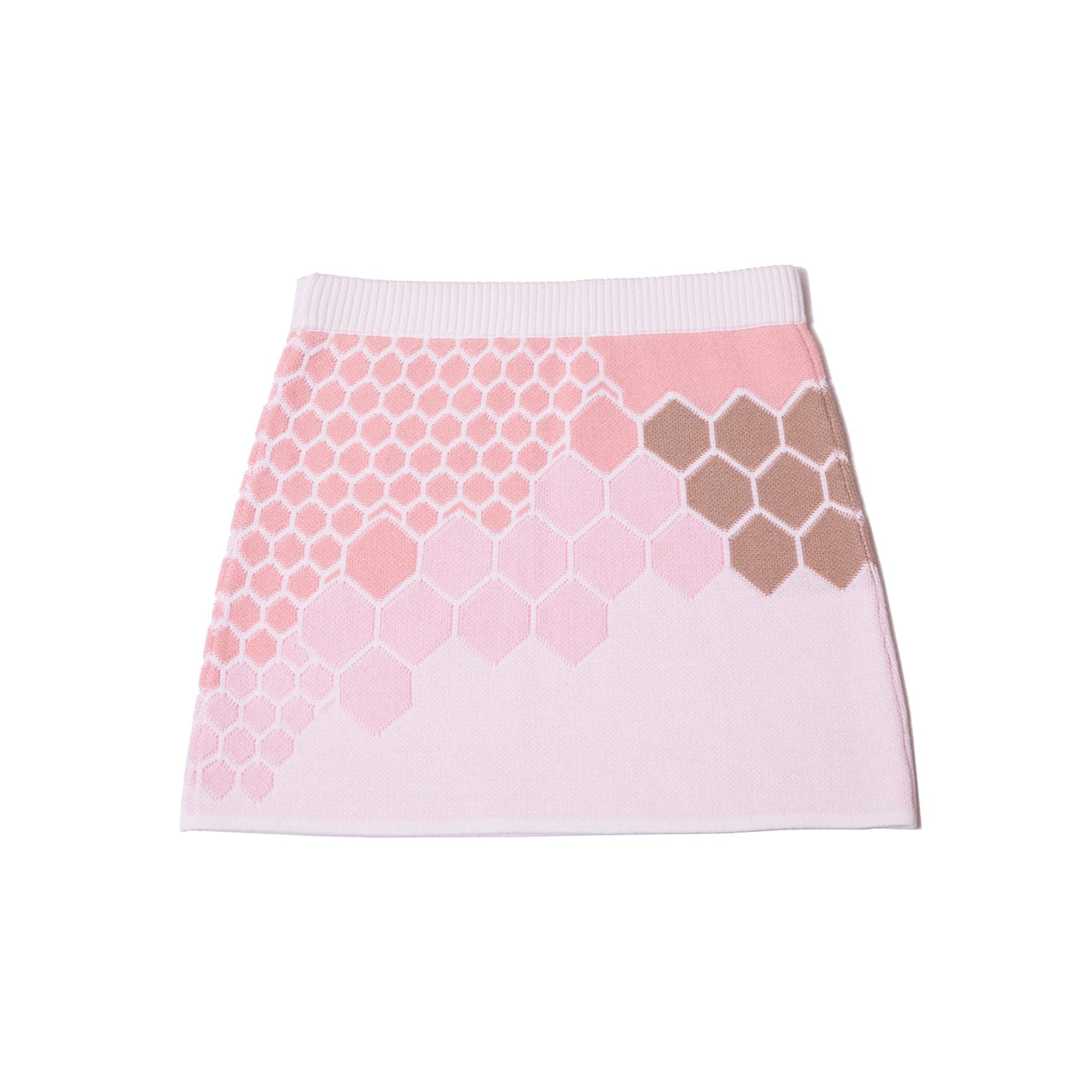 Soft Knitted Honeycombs Skirt