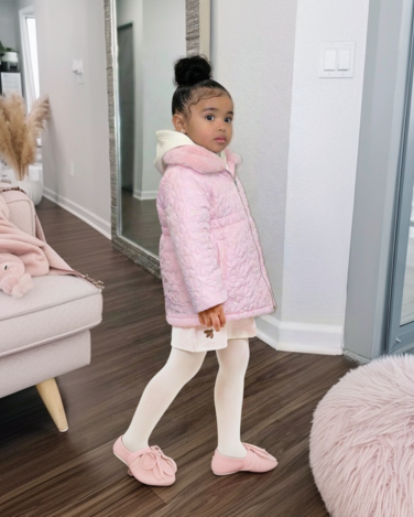 Regina Quiltat Jacka med krage i Fuskpäls