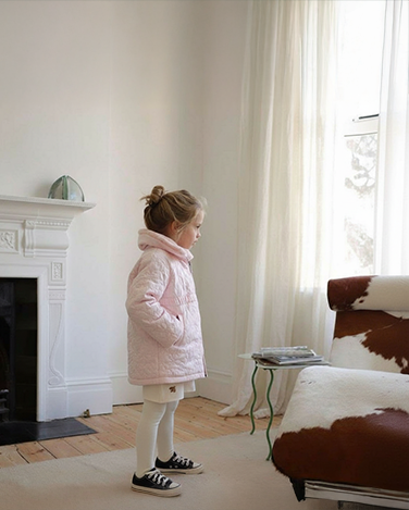 Regina Quilted Jacket with Faux Fur Collar