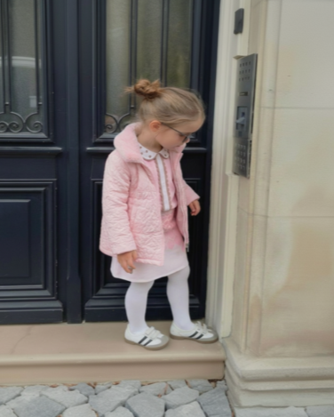 Regina Quiltat Jacka med krage i Fuskpäls