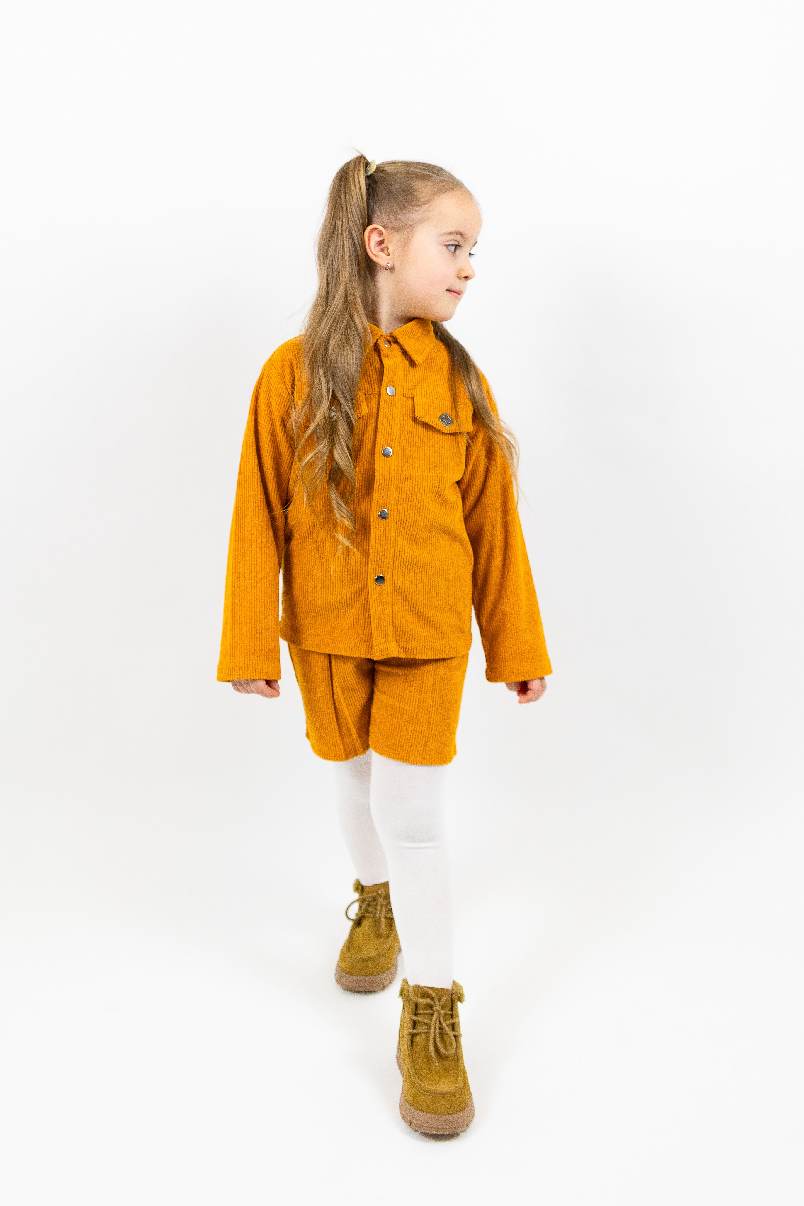 Long Sleeve Corduroy Shirt