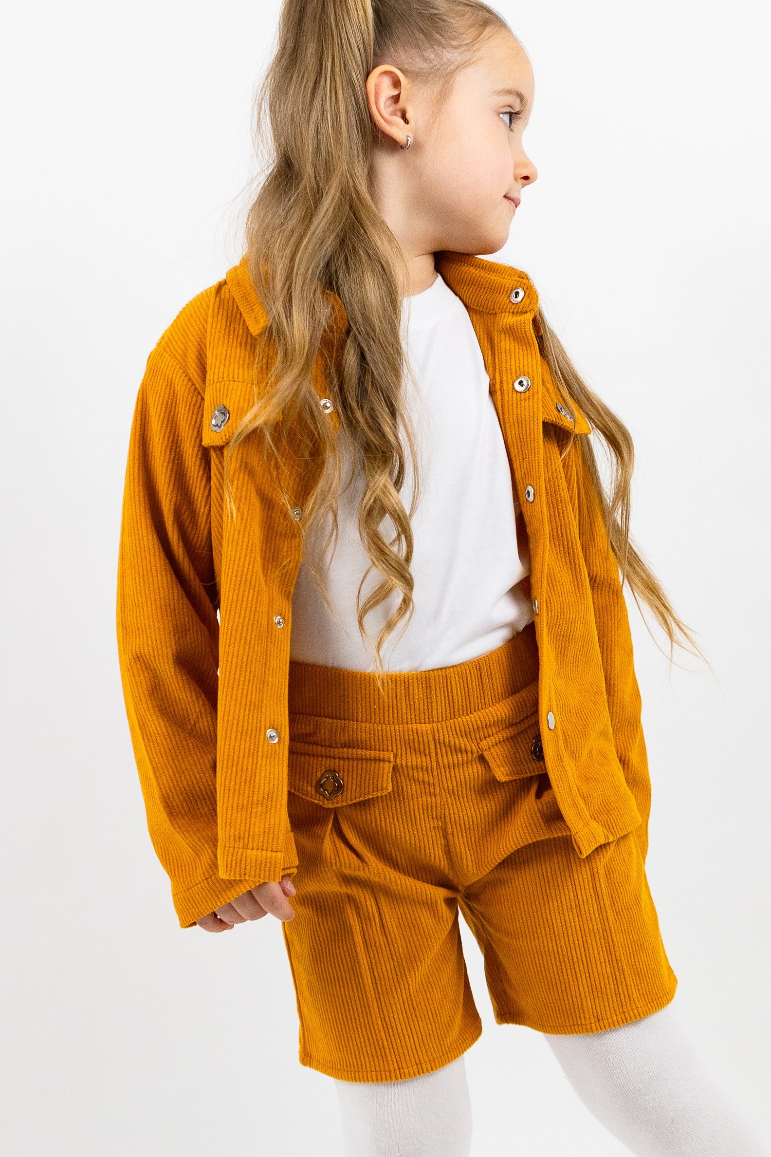 Long Sleeve Corduroy Shirt