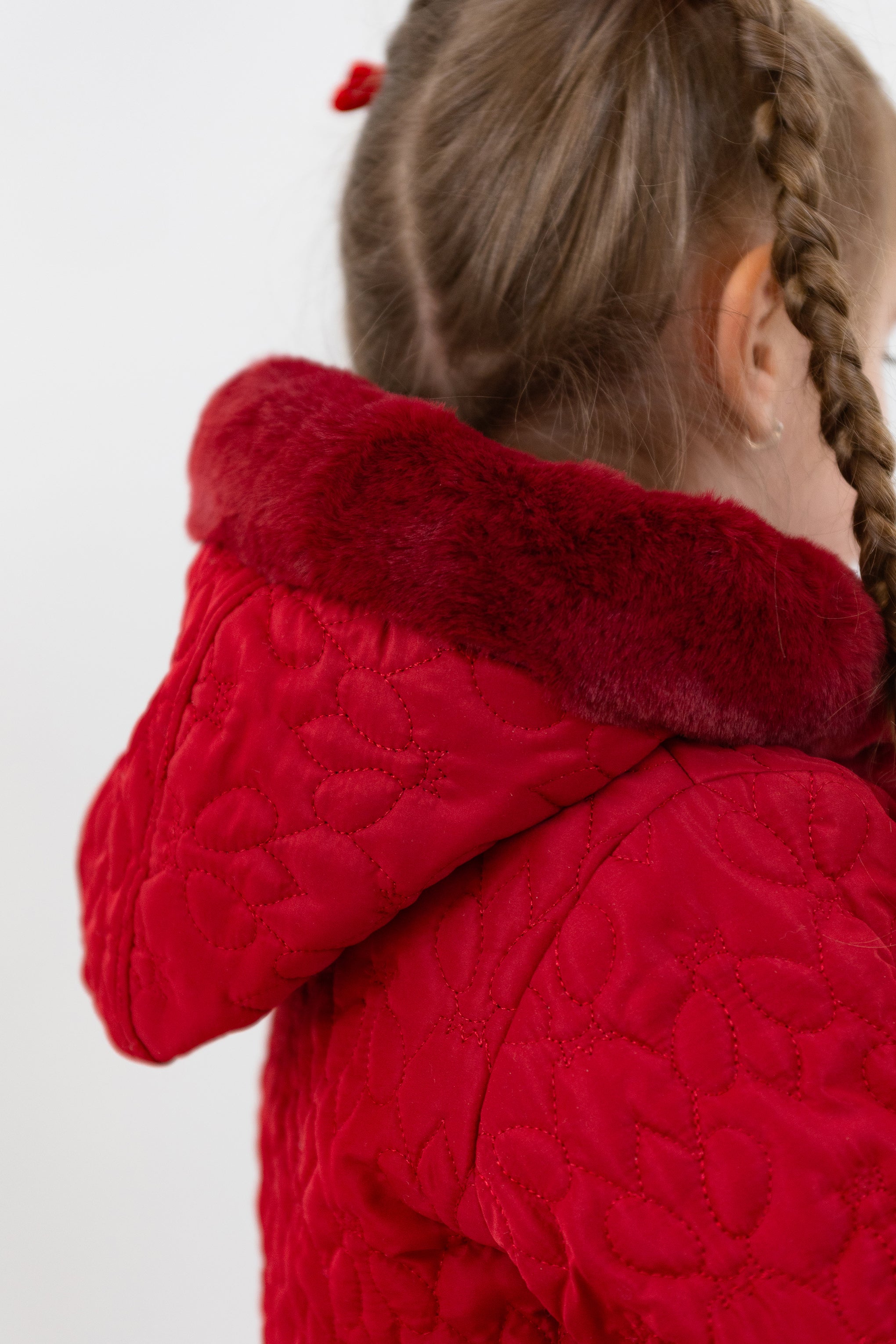 Beatrice Quilted Jacket with Faux Fur Hoodie