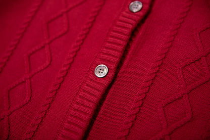 Soft Cable Knit Cardigan