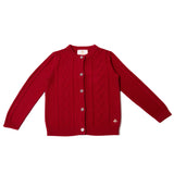 Regalia Mjuk Stickad Cable Knit Kofta