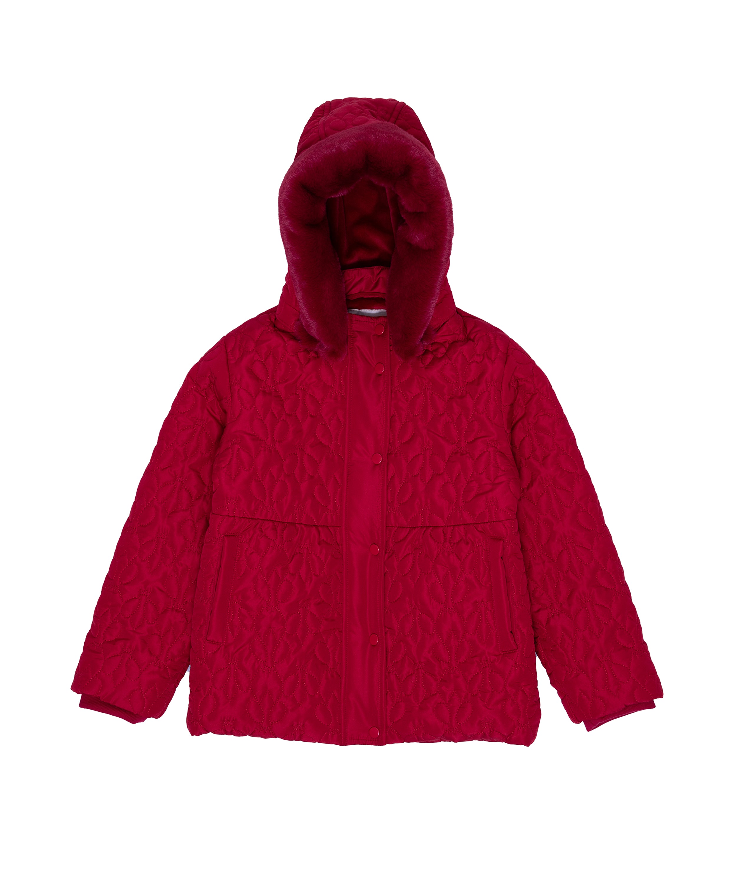 Beatrice Quilted Jacket with Faux Fur Hoodie