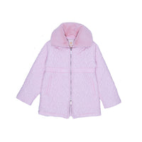 Regina Quiltat Jacka med krage i Fuskpäls