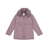 Regina Quiltat Jacka med krage i Fuskpäls