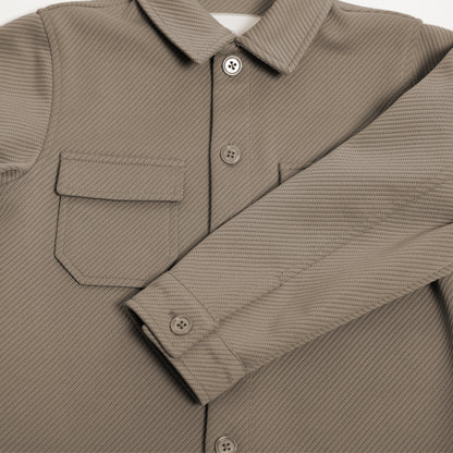 Structured Overshirt with Pockets