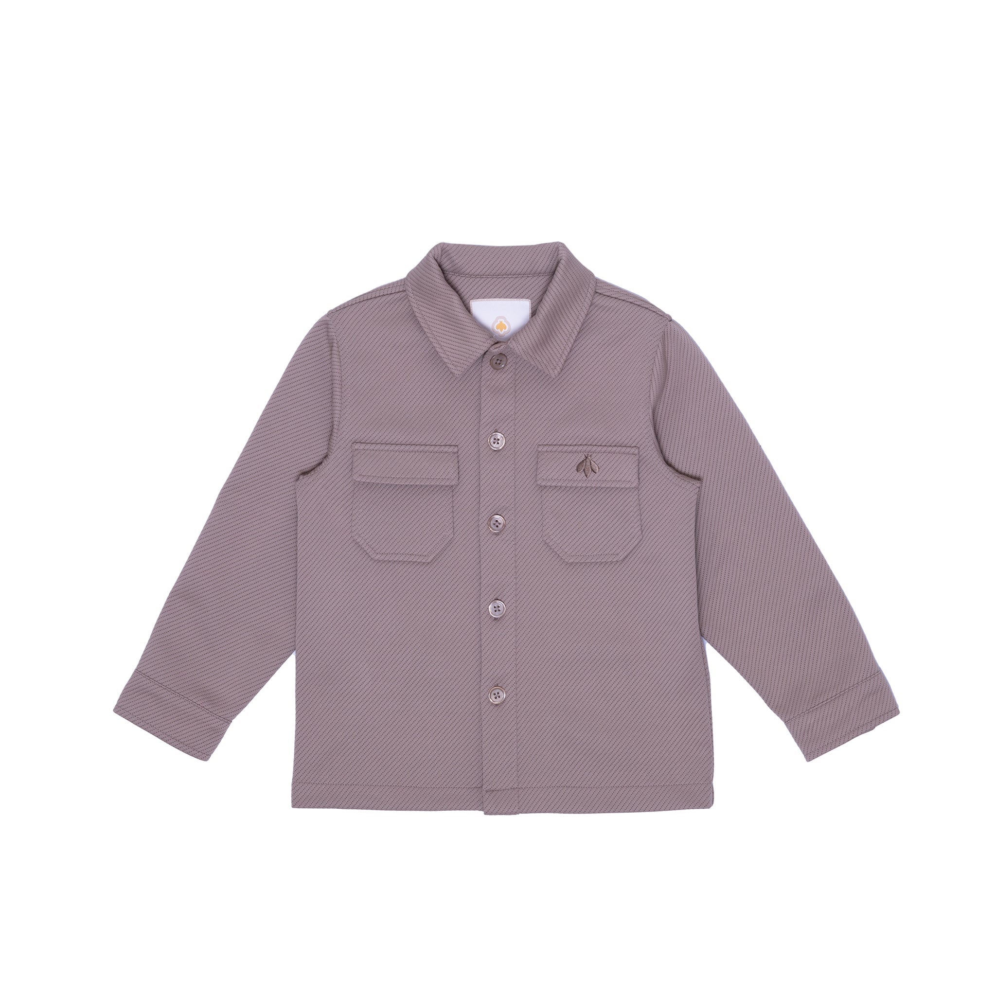 Structured Overshirt with Pockets