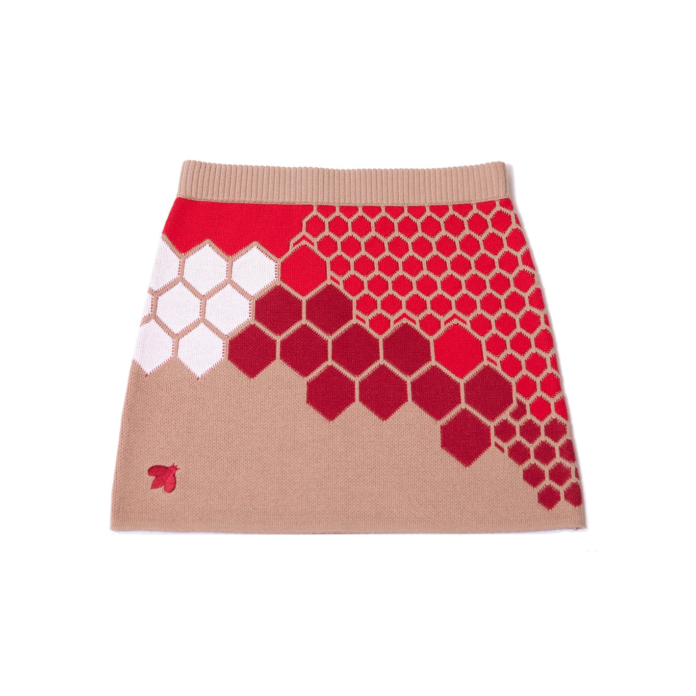 Soft Knitted Honeycomb Skirt