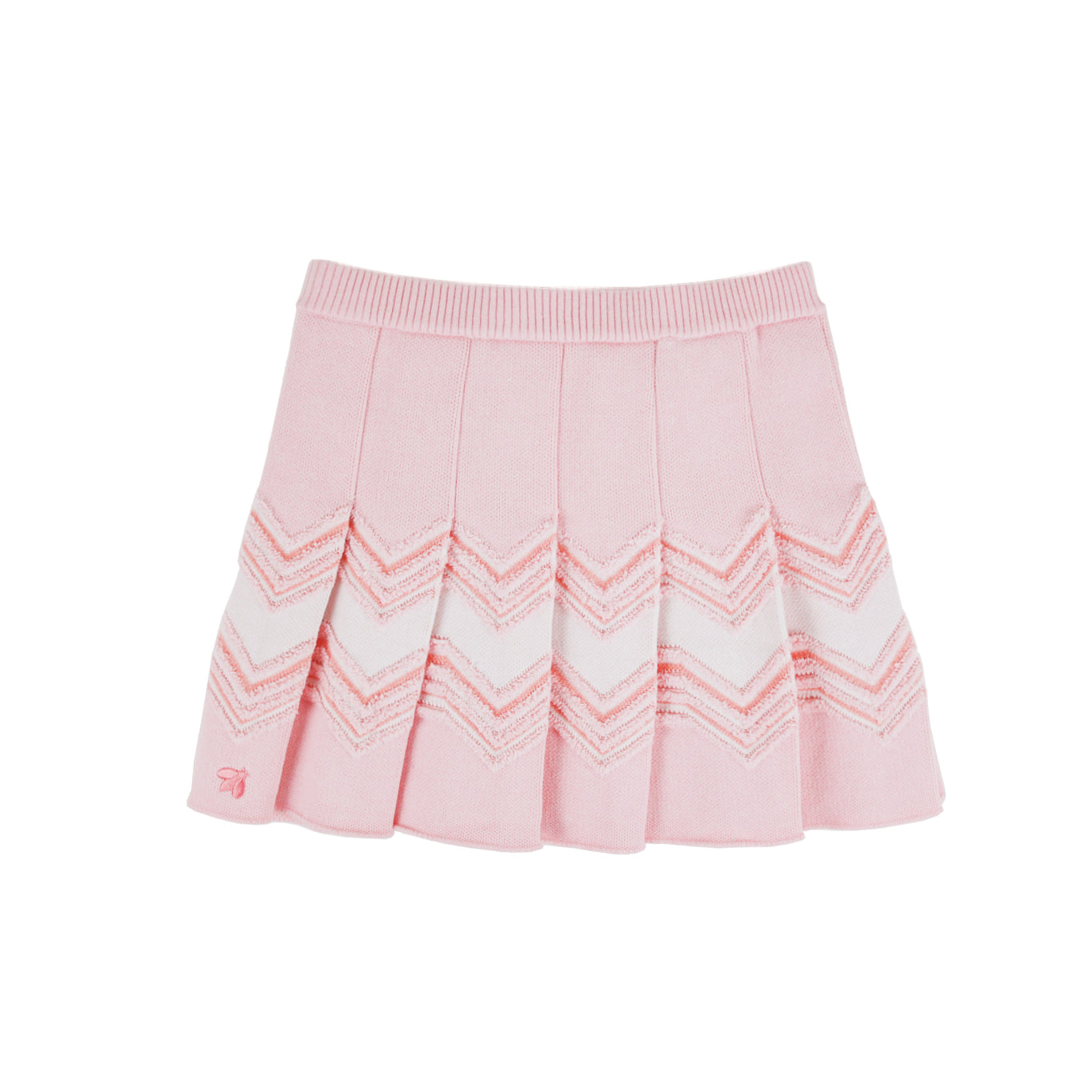 Soft Knitted Buzz Skirt with Pleats