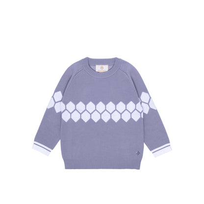 Soft Knitted Honeycomb Sweater