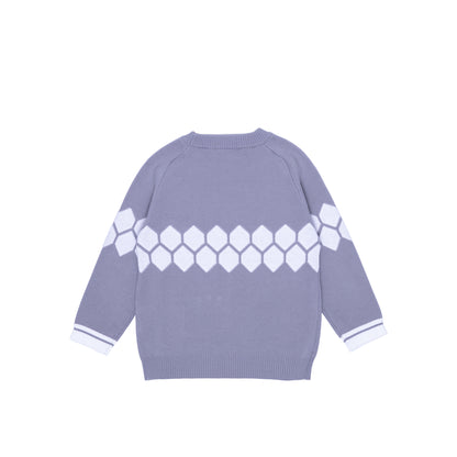 Soft Knitted Honeycomb Sweater