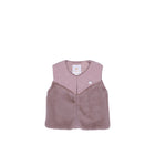 Aurea Faux Fur and Honeycomb Quilted Vest