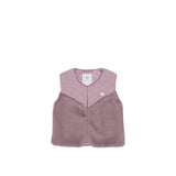 Aurea Quiltad Väst med Fuskpäls