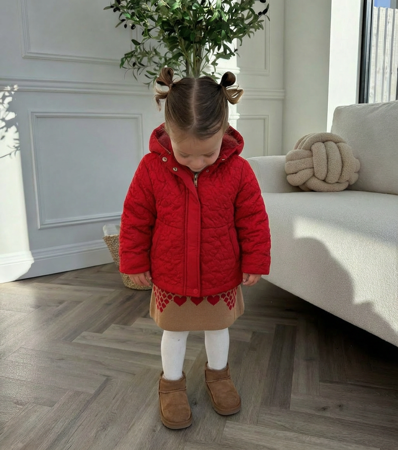 Regalia Mjuk Stickad Cable Knit Kofta