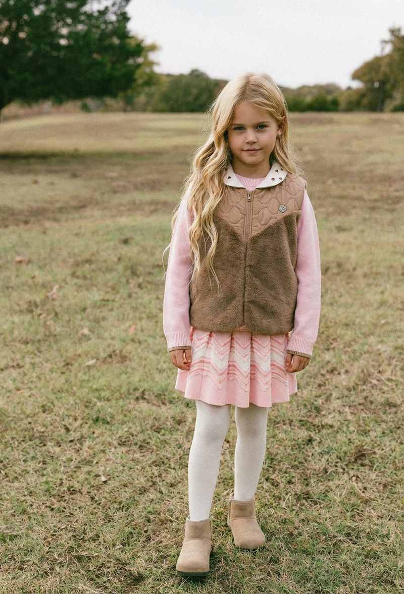 Scallop Mjuk Stickad Tröja med krage 