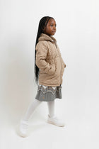 Regina Quilted Long Jacket