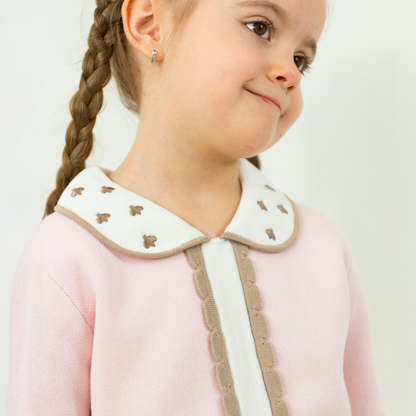 Beatrice Quilted Jacket with detachable hood with Faux Fur