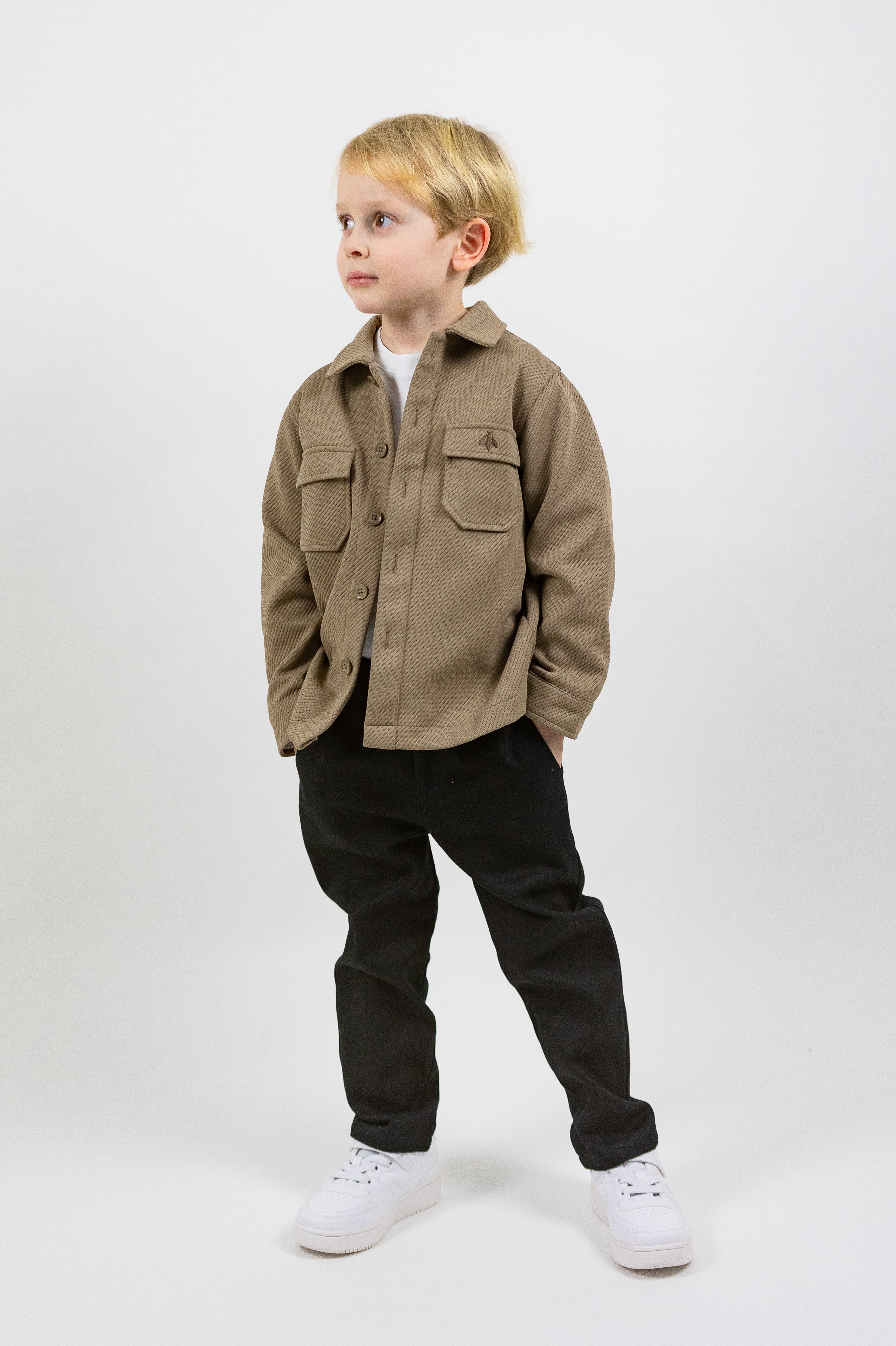Structured Overshirt with Pockets
