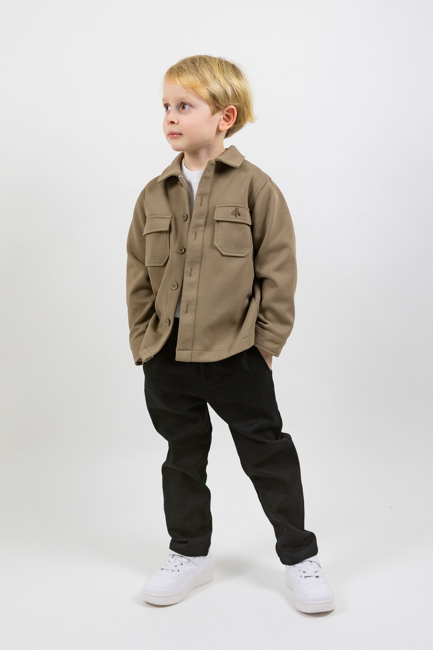Structured Overshirt with Pockets