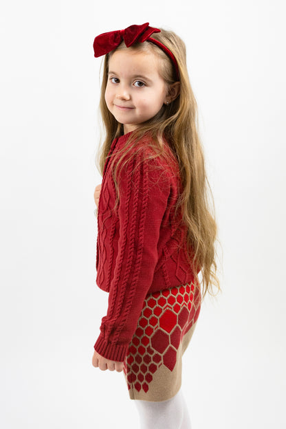 Soft Cable Knit Cardigan