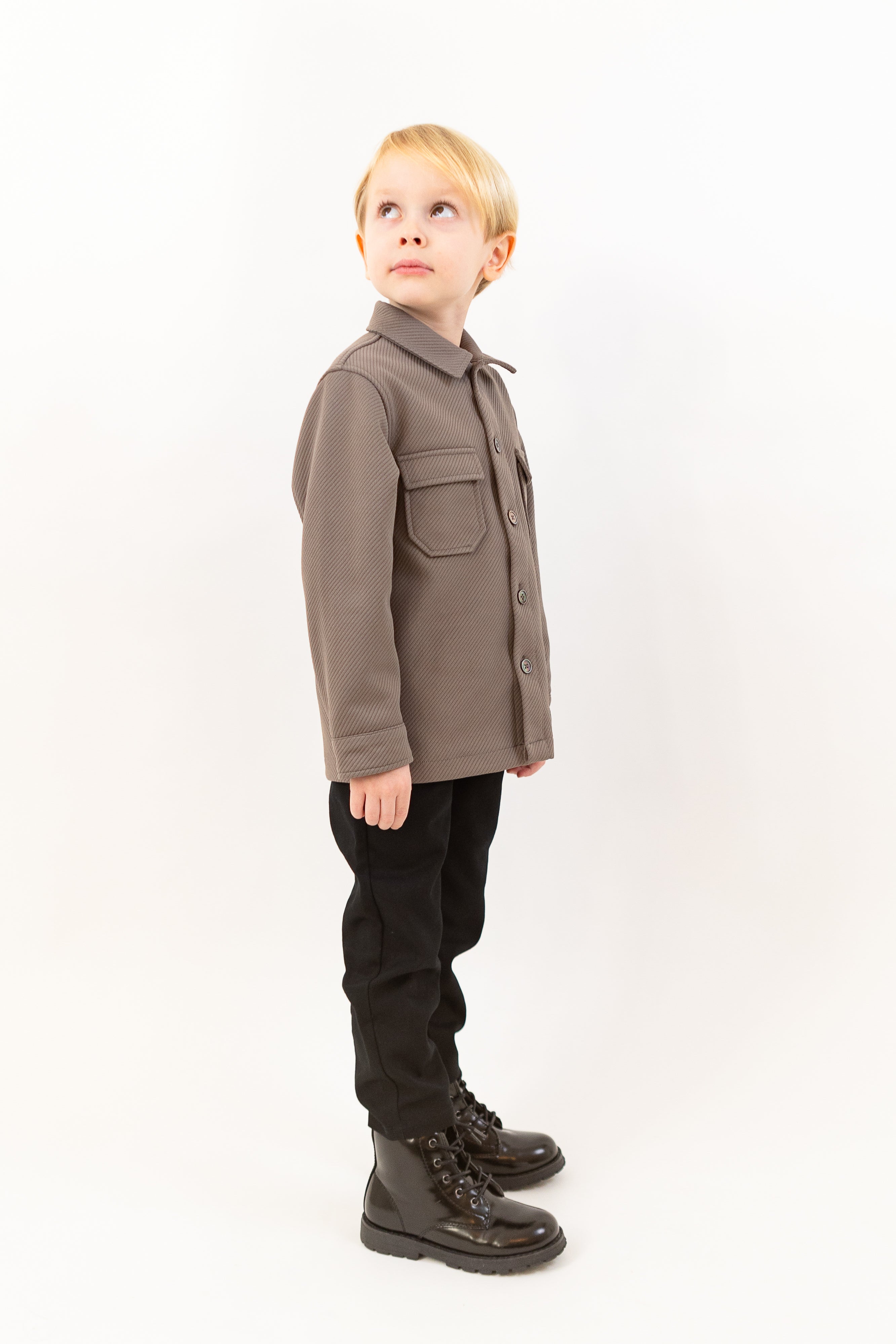 Structured Overshirt with Pockets