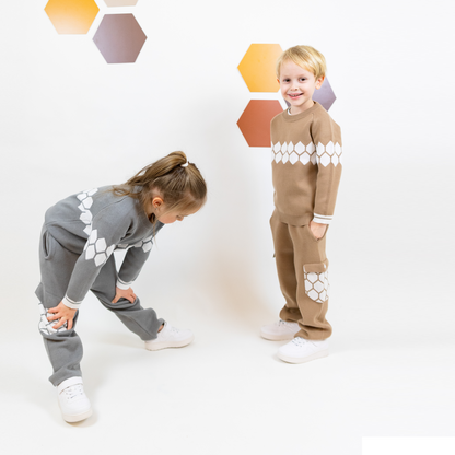 Honeycomb Soft Knitted Sweater