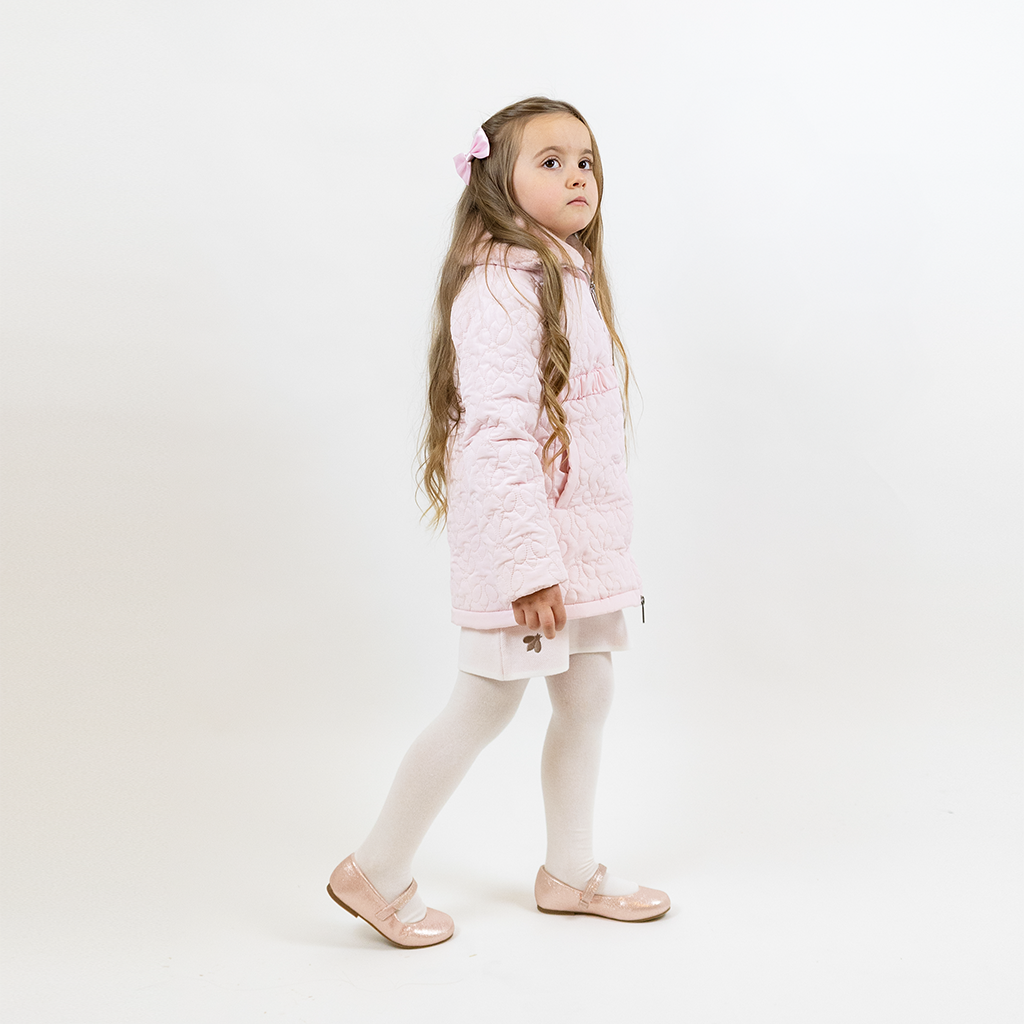 Regina Quiltat Jacka med krage i Fuskpäls